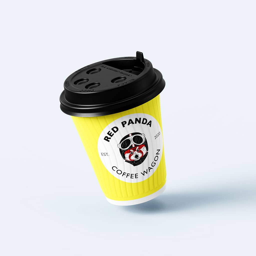 Red Panda Coffee cup
