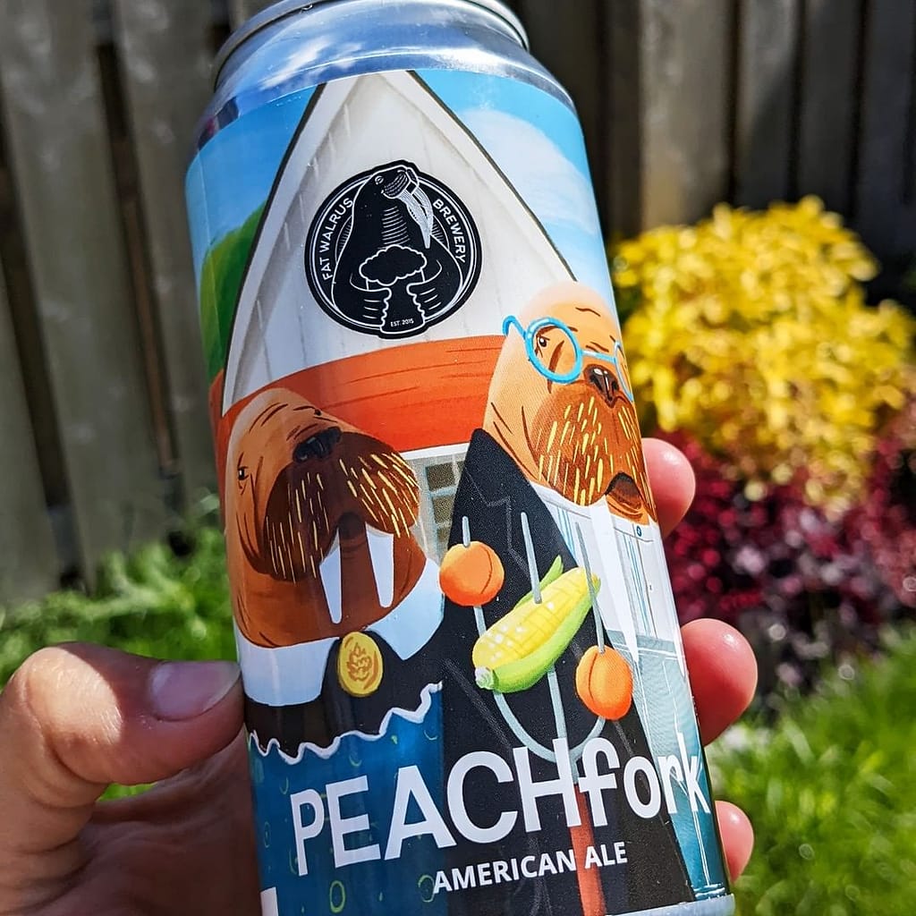 Peachfork Beer Can
