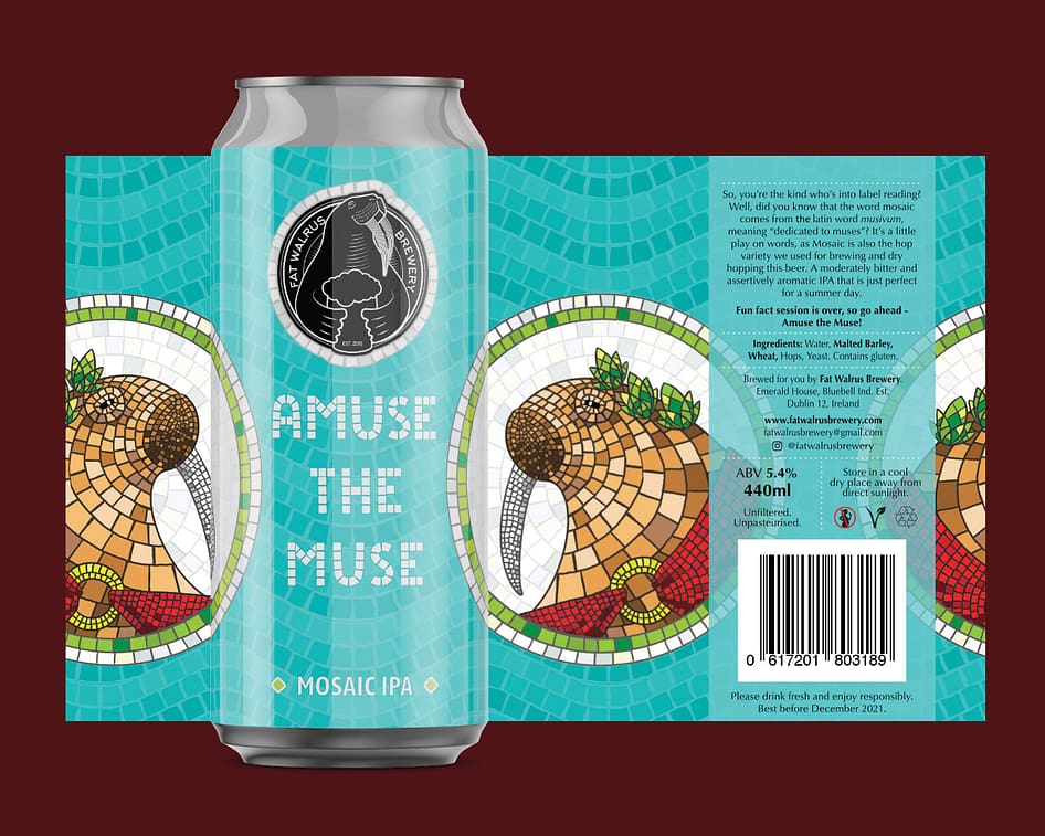 Amuse the Muse - Contemporary Beer Label Design Project