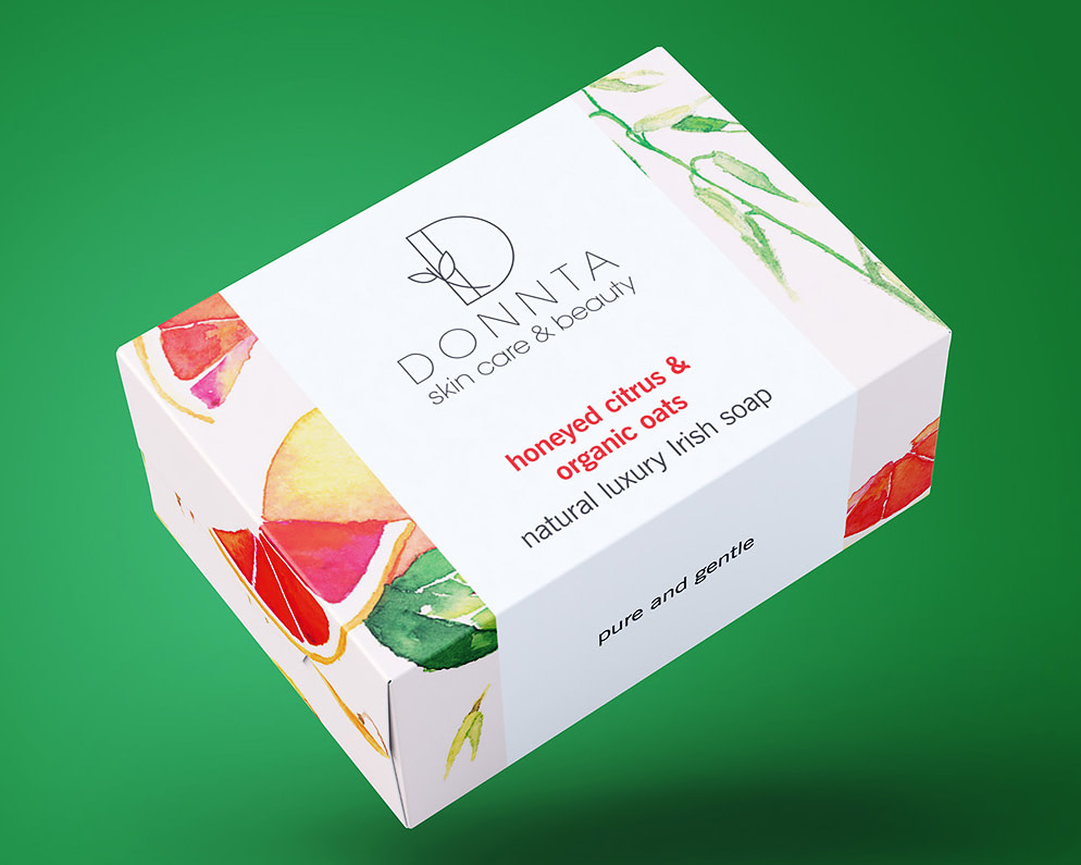 Donnta luxury soap packaging design